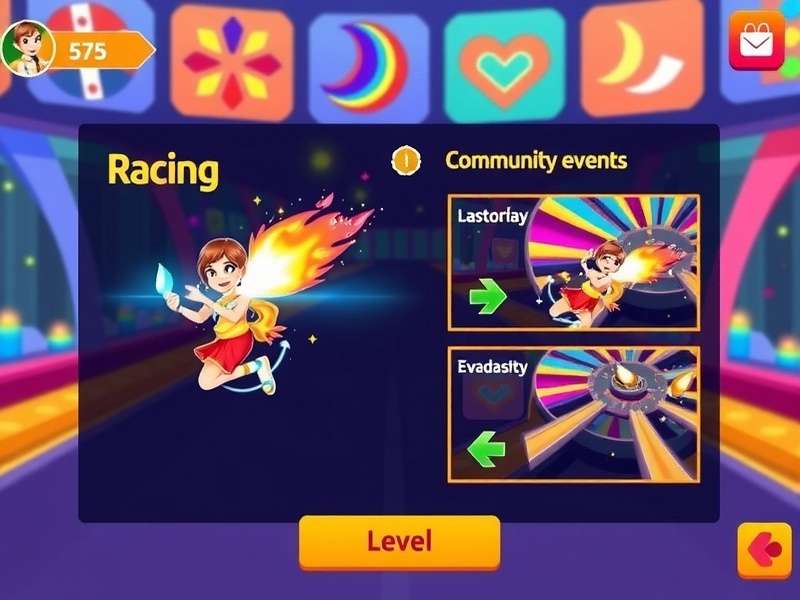 Diwali Dynamo Dash gameplay screenshot showing festival racing